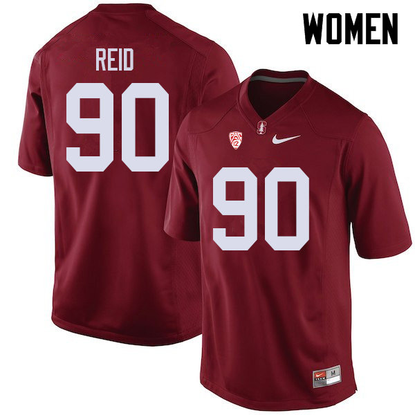Women #90 Gabe Reid Stanford Cardinal College Football Jerseys Sale-Cardinal - Click Image to Close
